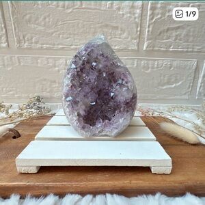 Gorgeous Amethyst 🔥 Amethyst Crystal Cluster 🆓 crystal bracelet & stones see pic